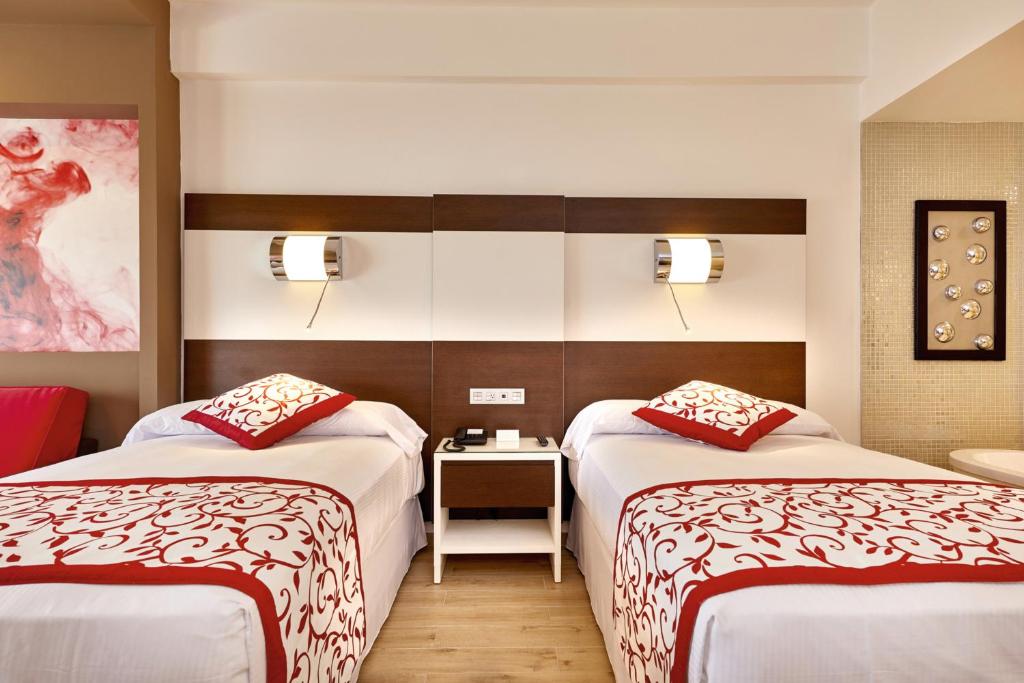 Habitacion dobles hotel Riu Palace Costa Mujeres, en Cancún.